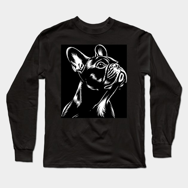 French Bulldog Long Sleeve T-Shirt by erzebeth